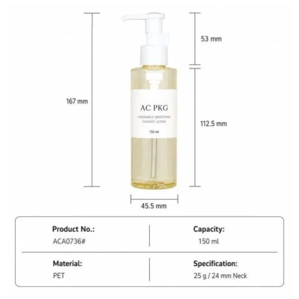 PET Skincare Packaging Set Aca0736 150 ML