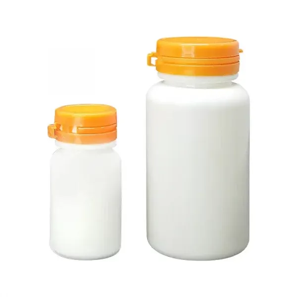 Medical Packaging Plastic Bottles HDPE 60ML Medicine Black Pill Bottle With Tear Off Lid
