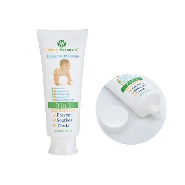 Eco Friendly Skincare Packaging 100ML Custom Logo Empty Squeeze Plastic Body Lotion Tube