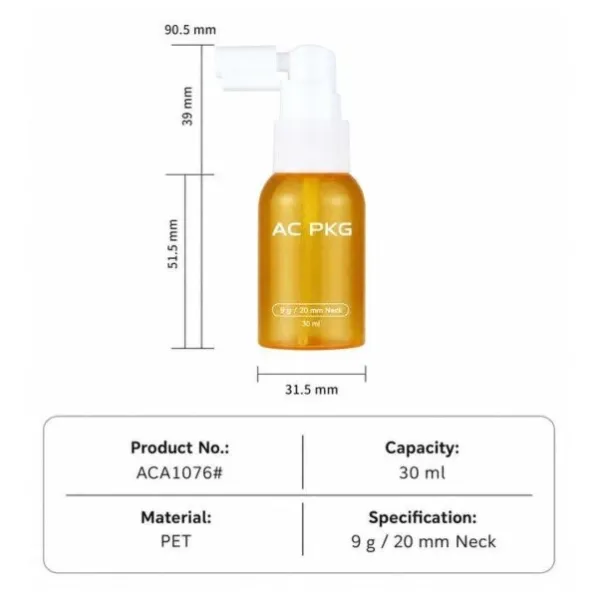 PET Travel Size Bottle Set Aca1076