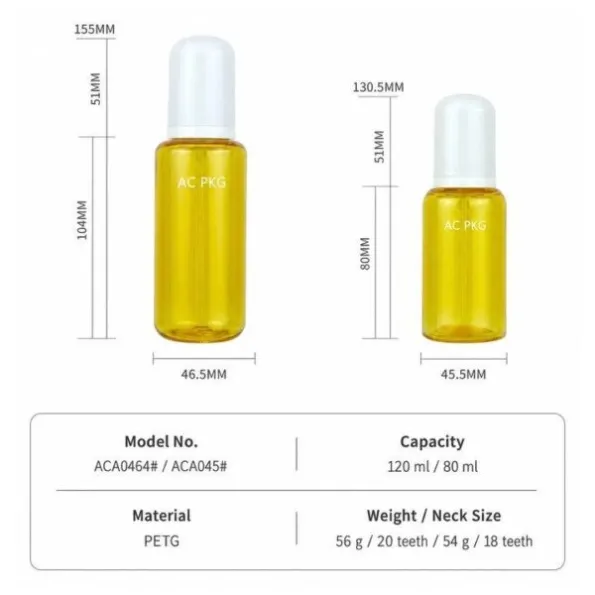 Petg Skincare Packaging Set Aca0464 Aca0451