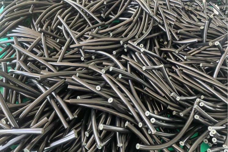 Black speargun rubber mass production