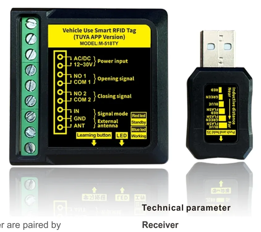 ARW-518C AUTOMATIC DOOR VEHICLE SMART RFID TAG