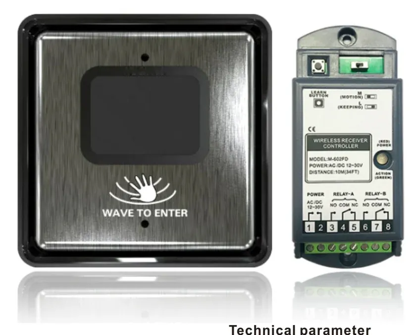 ARW-512D WIRELESS INFRARED INDUCTION SWITCH