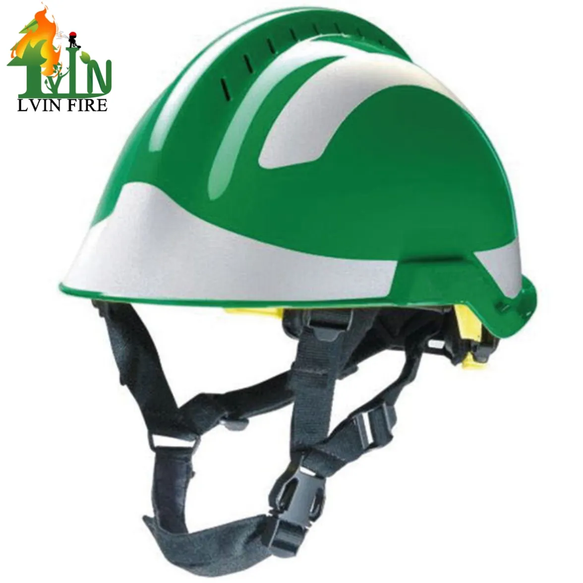F2 Green color fire rescue HELMET