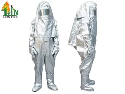 Heat resistant aluminum suit
