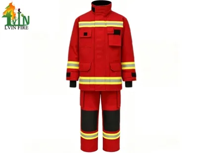 red color fire suit