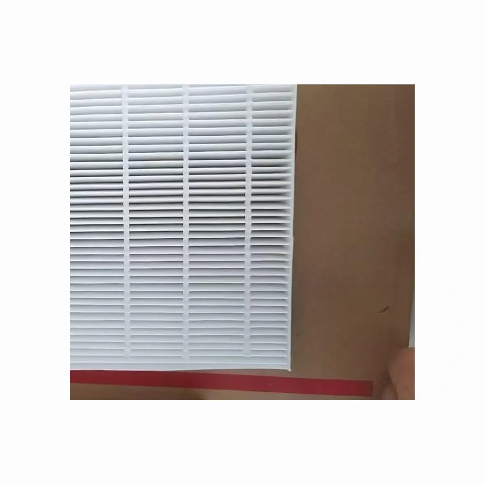 Pleated panel air filter