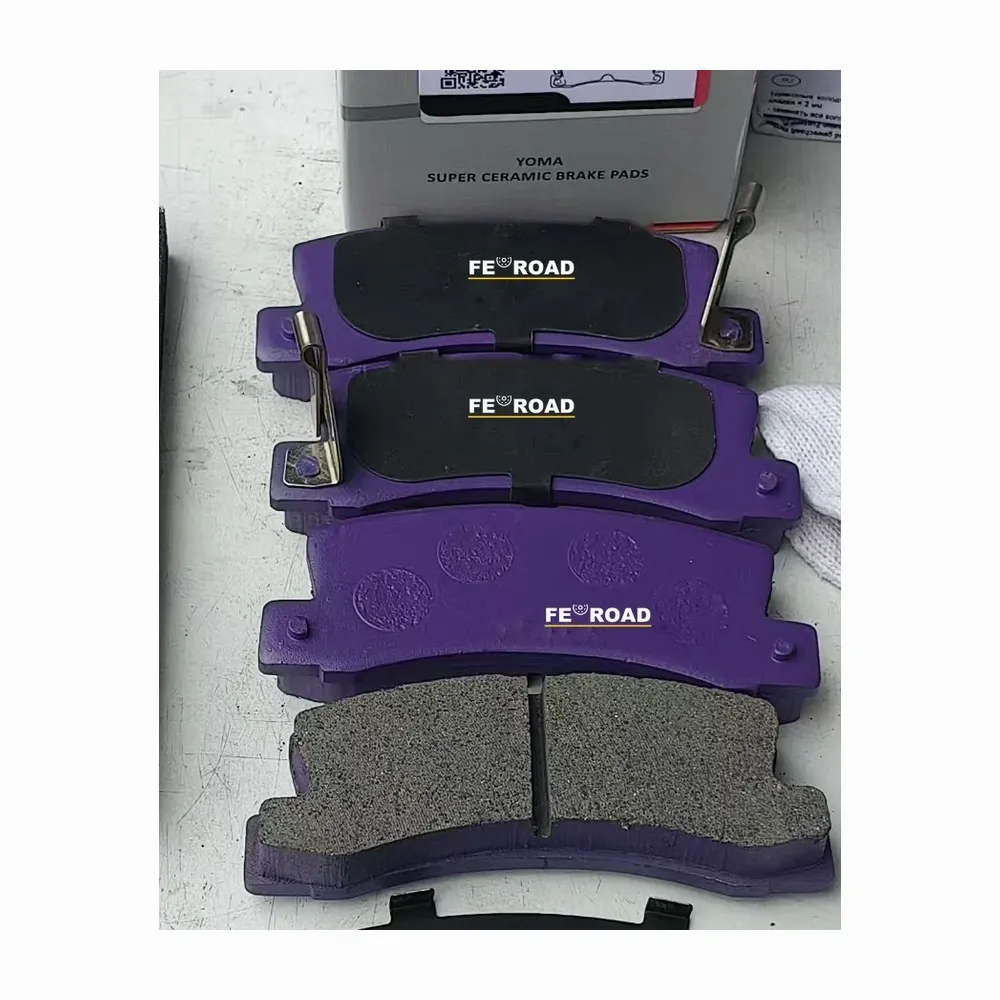 Compact rear axle brake pad set with shims
