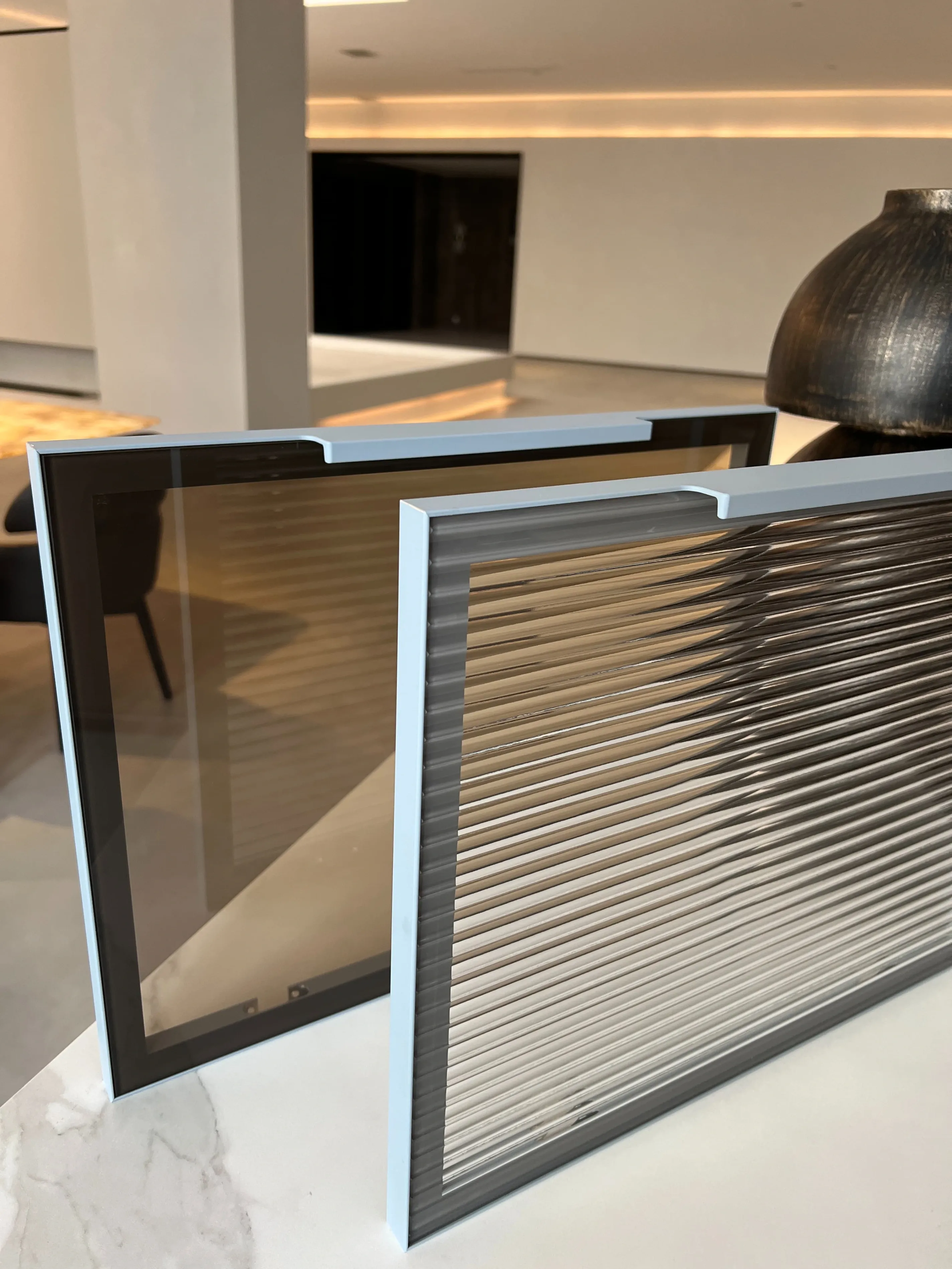Slim Frame Glass Cabinet Doors