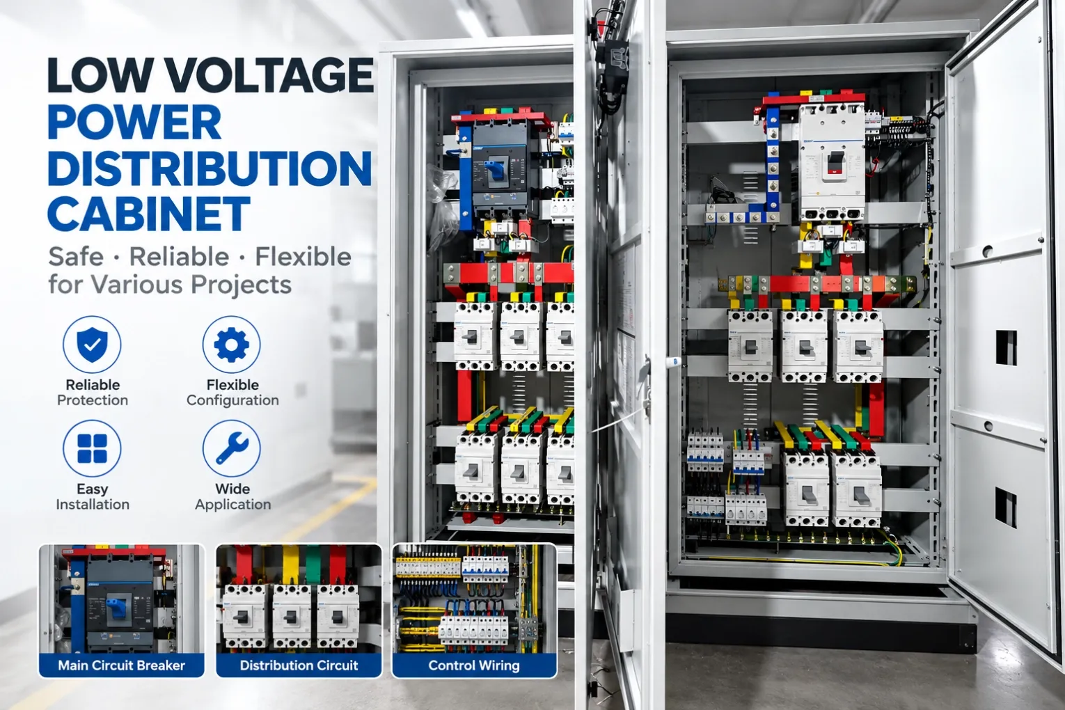 LOW VOLTAGE POWER CABINET DISTRIBUTION