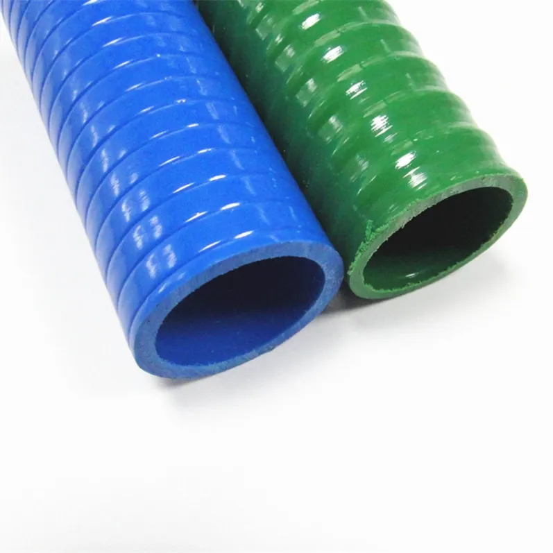 blue green PVC suction hose