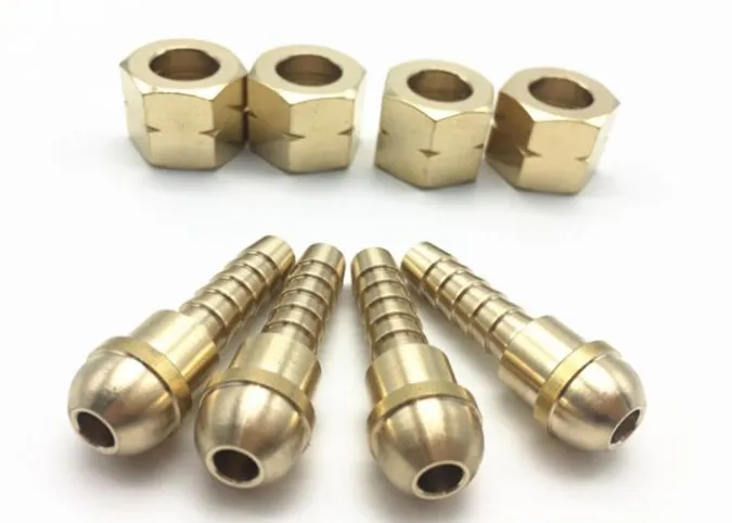 female left hand brass fitting