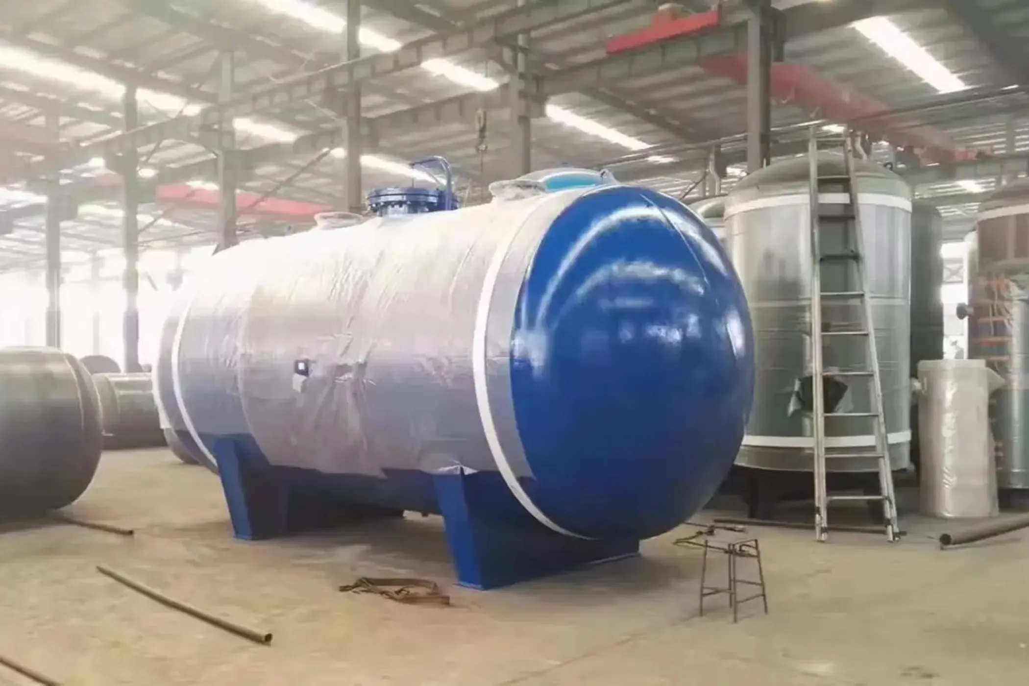 CNC plate rolling machine for ASME standard pressure vessels & heat exchangers