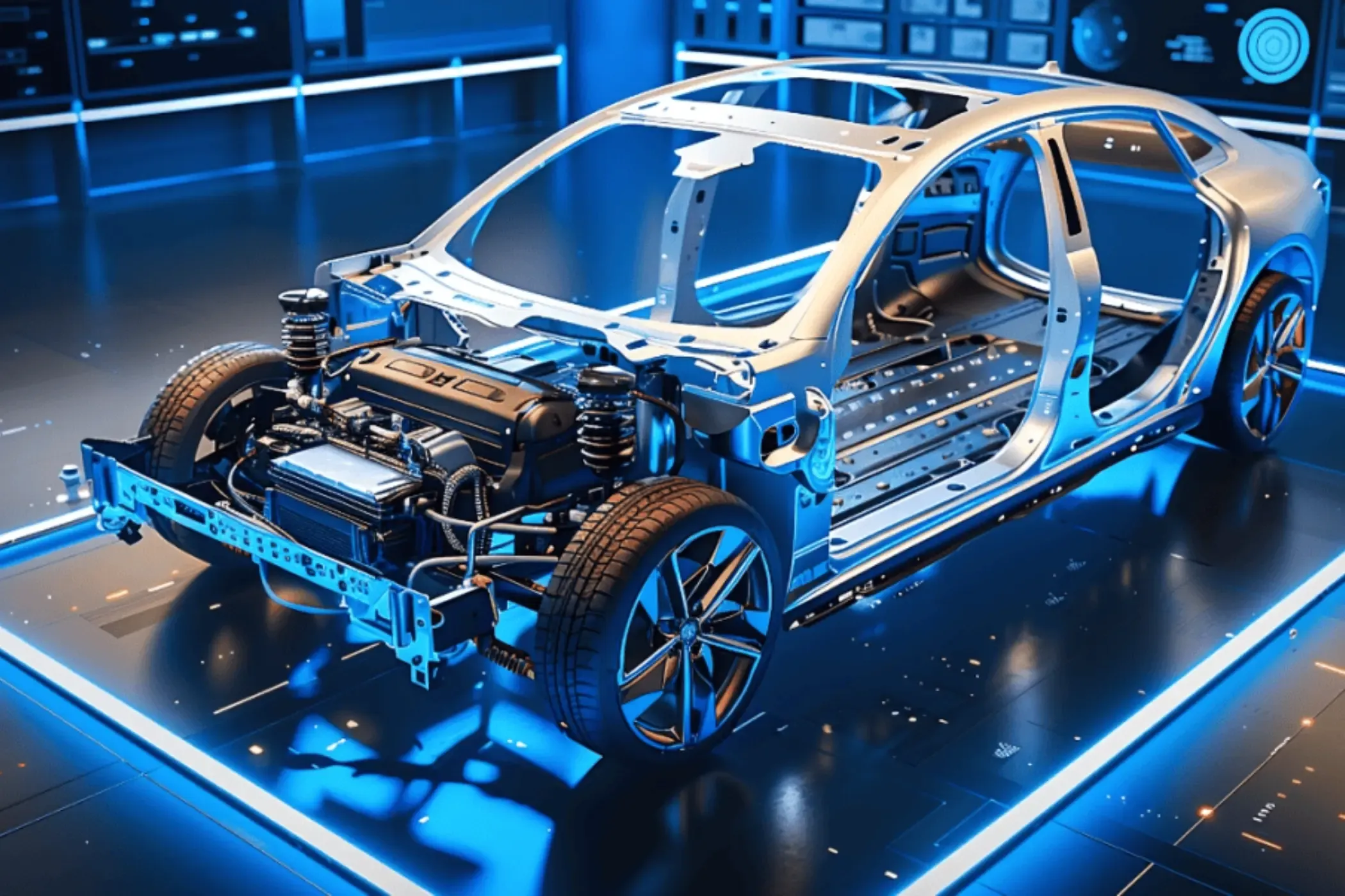 CNC plate bending and forming for automotive chassis and body parts