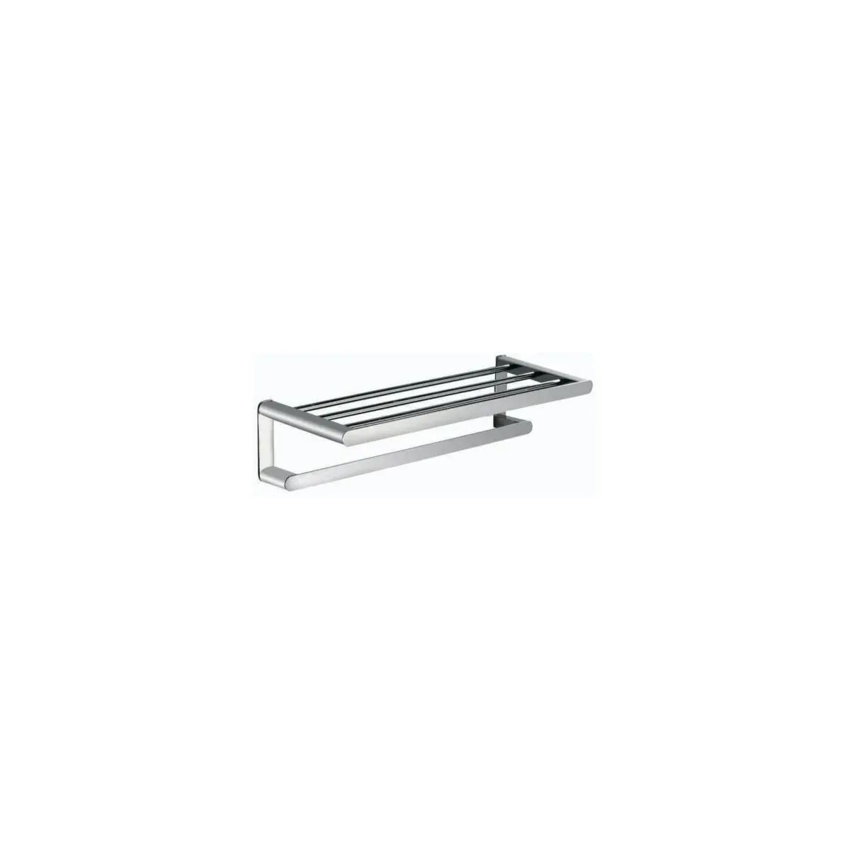 Bath Towel Holder with Towel Bar in Chrome finish, model 8201B