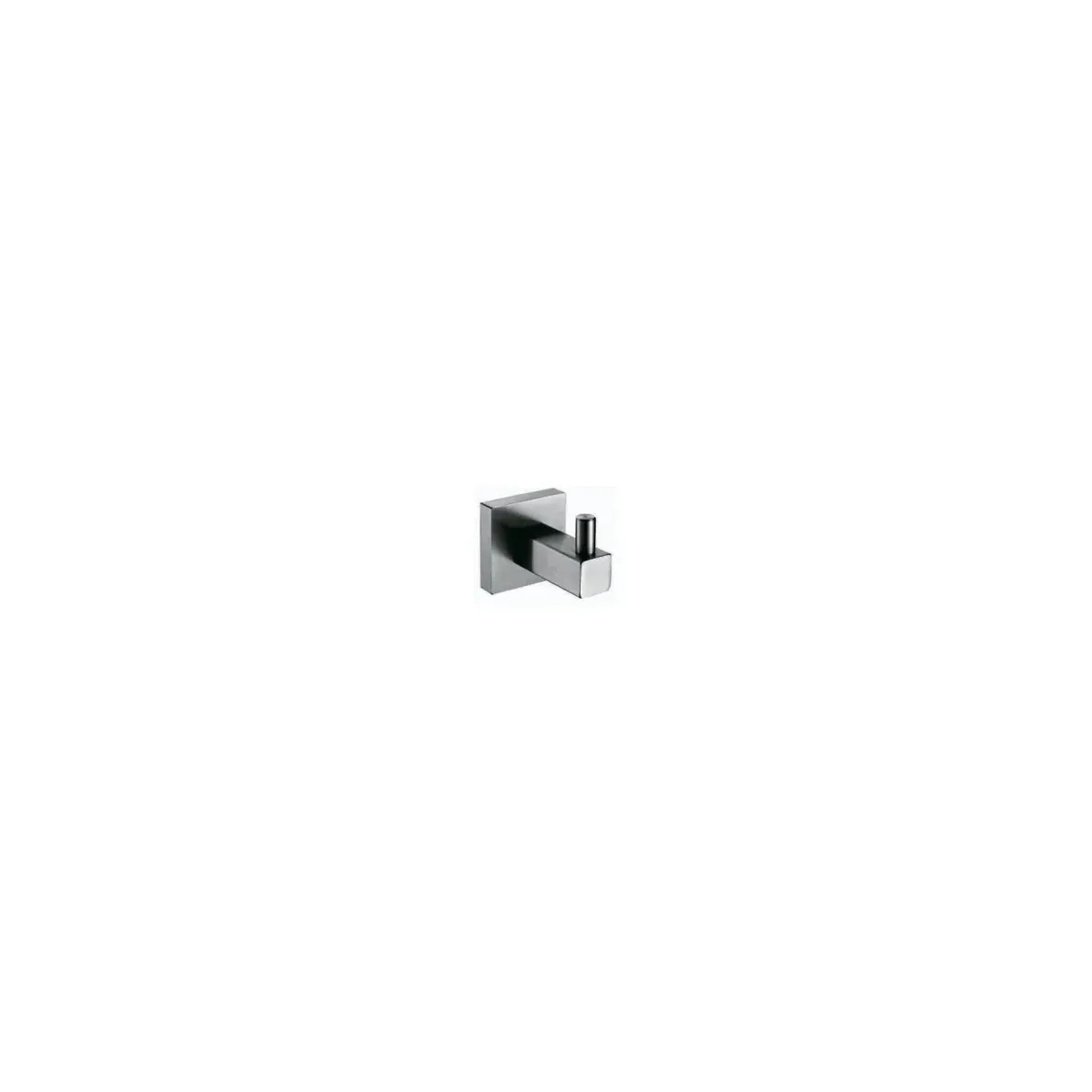 Square Coat Hook in Chrome finish, model 9807