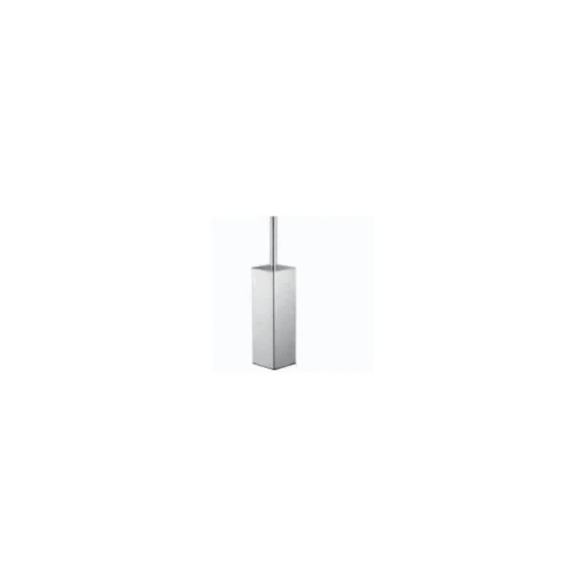 Free-Standing Square Toilet Brush Holder in Chrome finish, model 8923