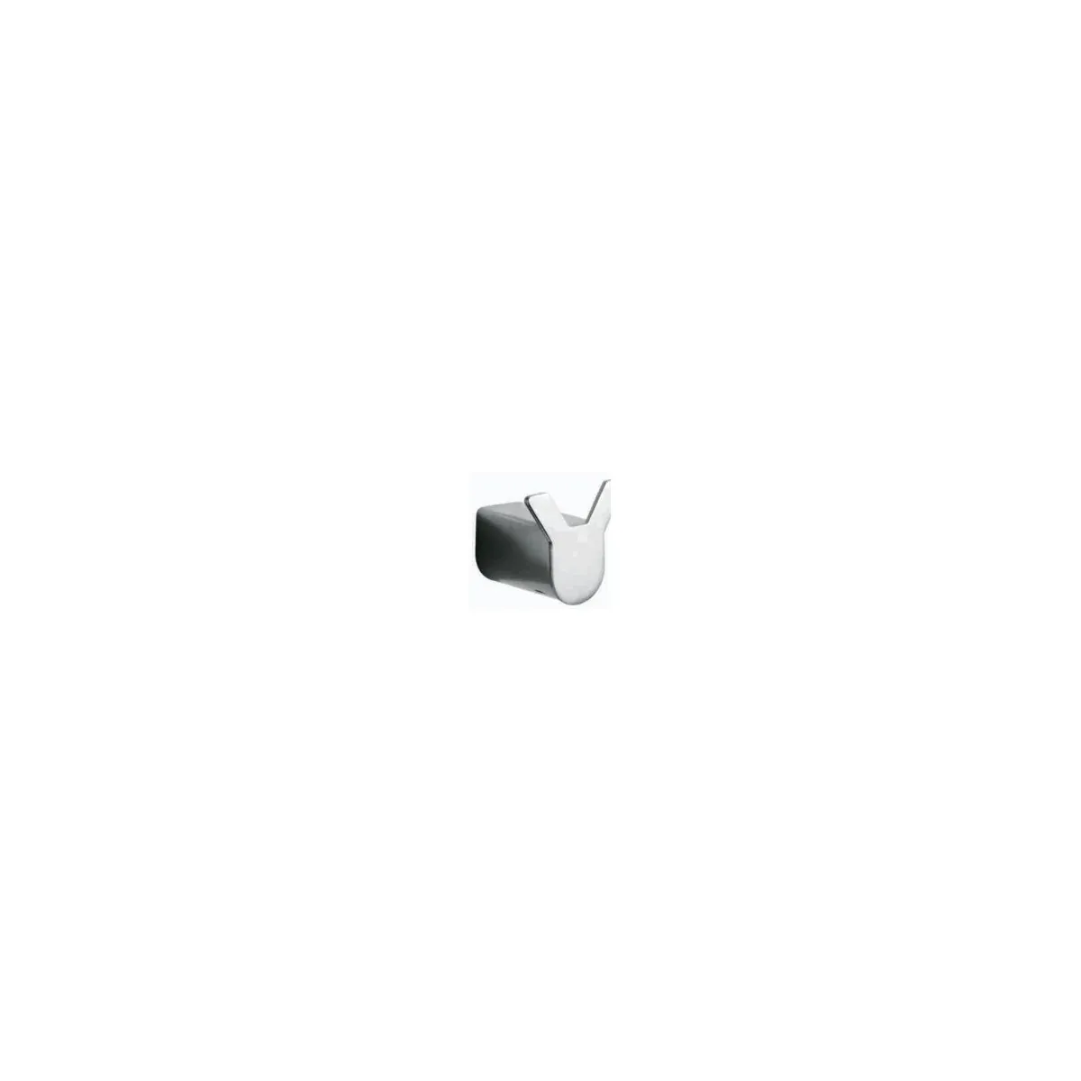 V-Shaped Coat Hook in Chrome finish, model 8207