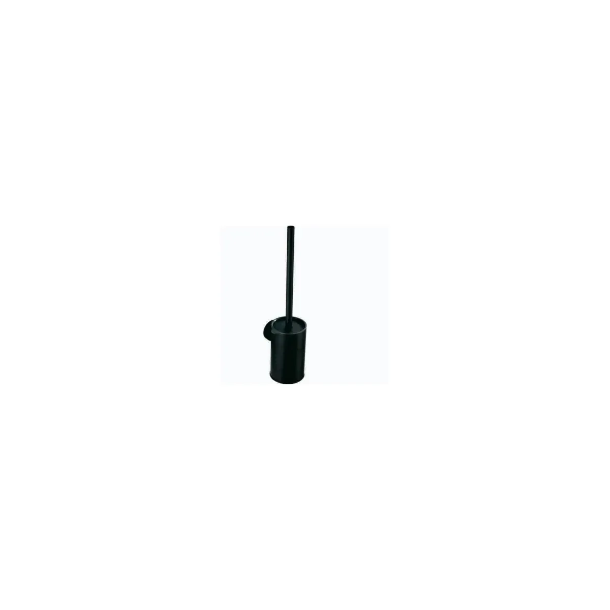 Wall-Mounted Toilet Brush Holder in Matte Black finish, model 8918