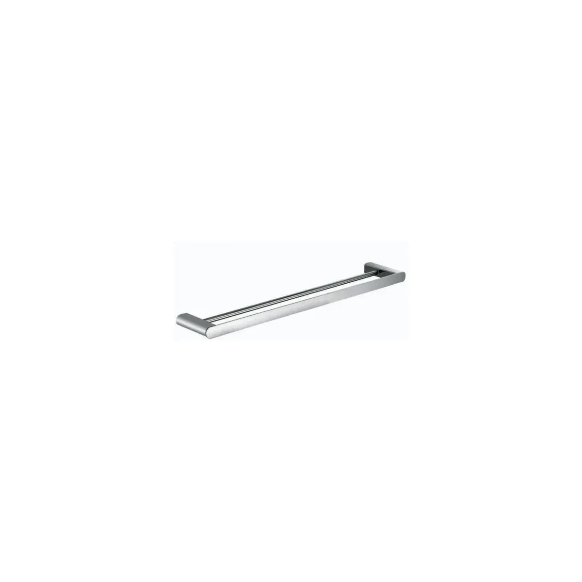 Double Pole Towel Rack in Chrome finish, model 8202