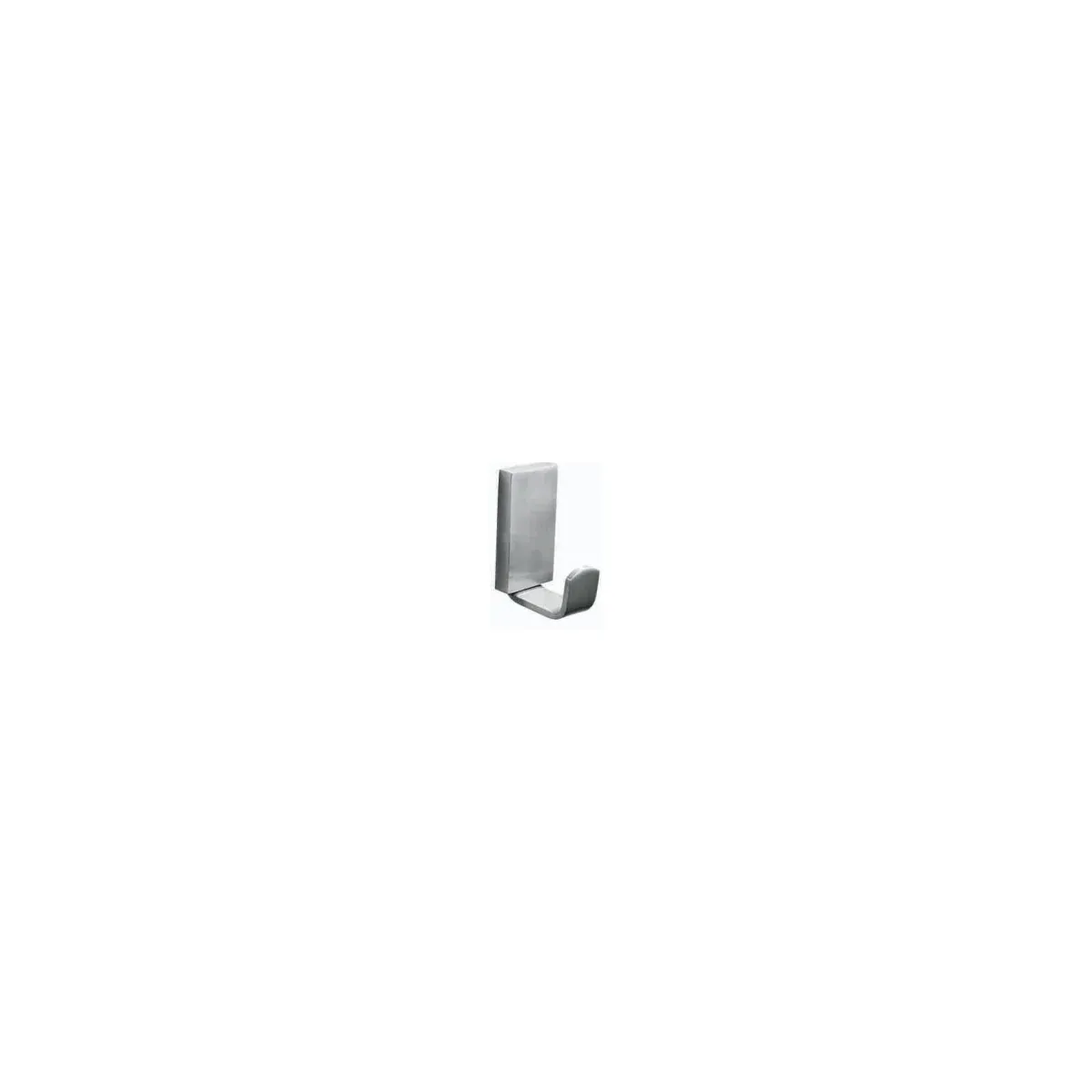 Square Coat Hook in Chrome finish, model 9307