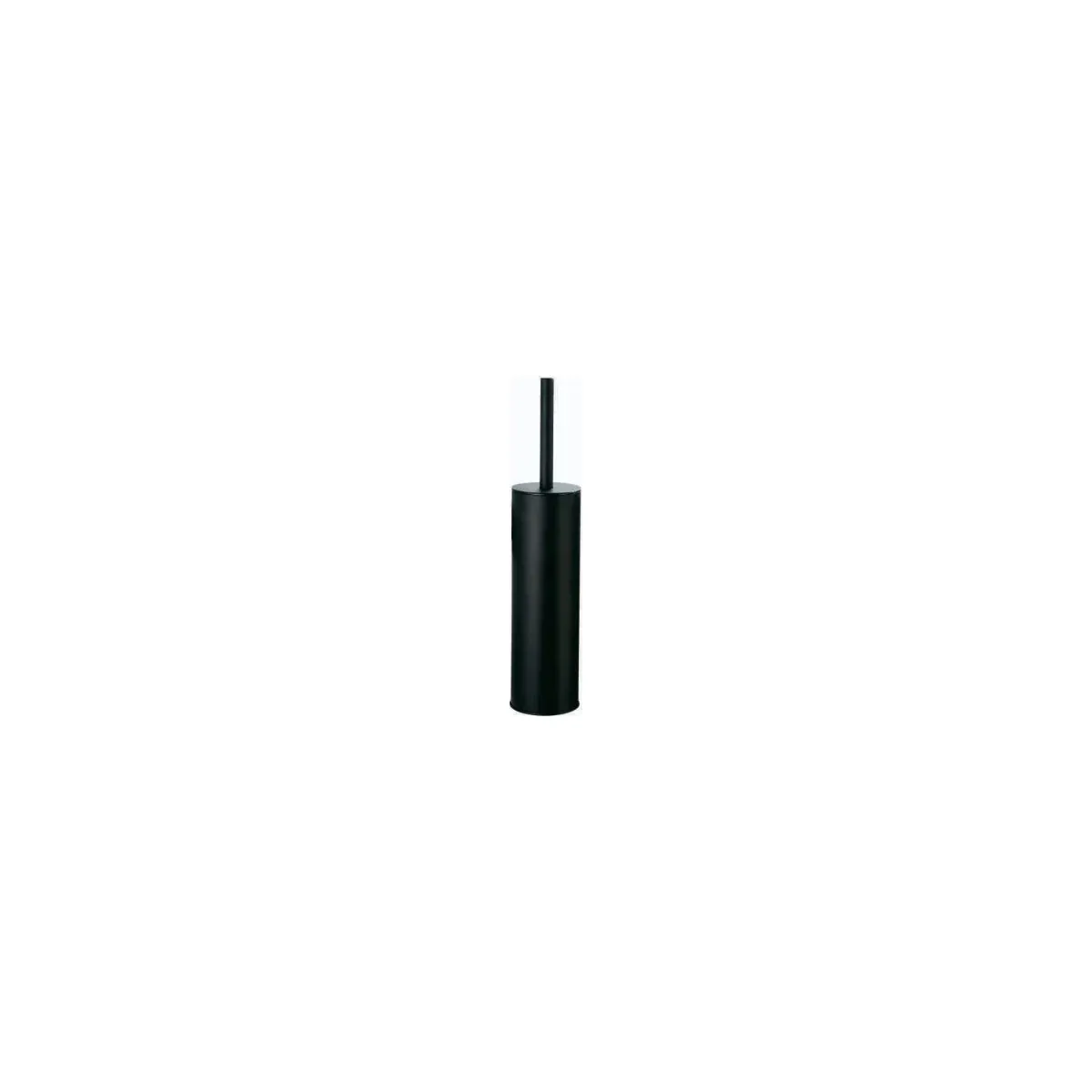 Free-Standing Toilet Brush Holder in Matte Black finish, model 8906