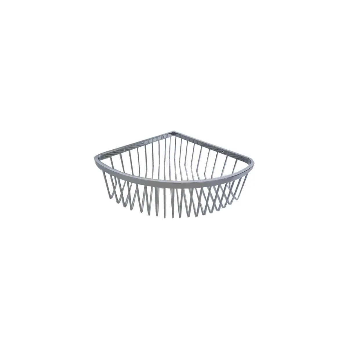 Deep Single-Tier Corner Basket in Chrome finish, model S11022D-2