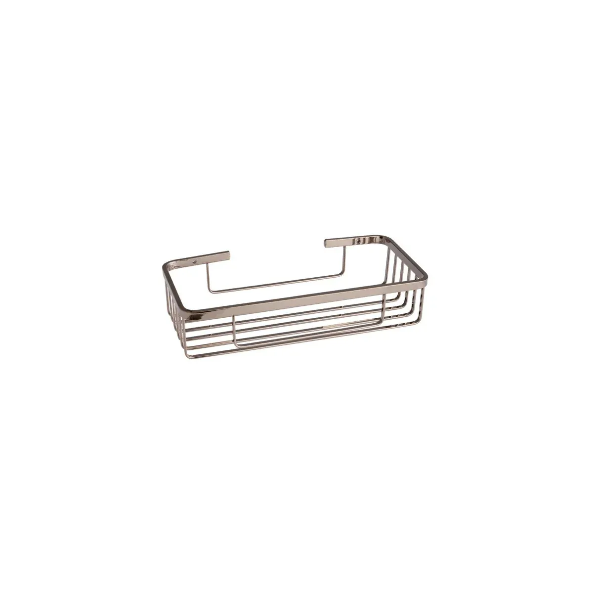 Flat-Wire Single-Tier Rectangular Basket in Zircon Gold finish, model S11030K-5