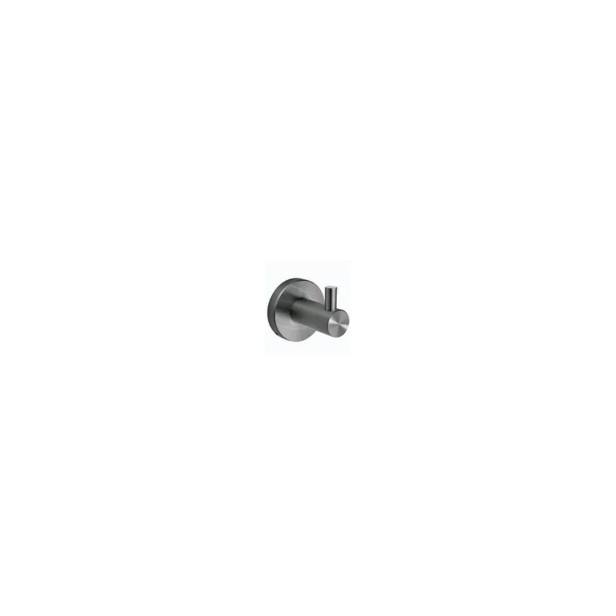 Round Double Coat Hook in Chrome finish, model 7807