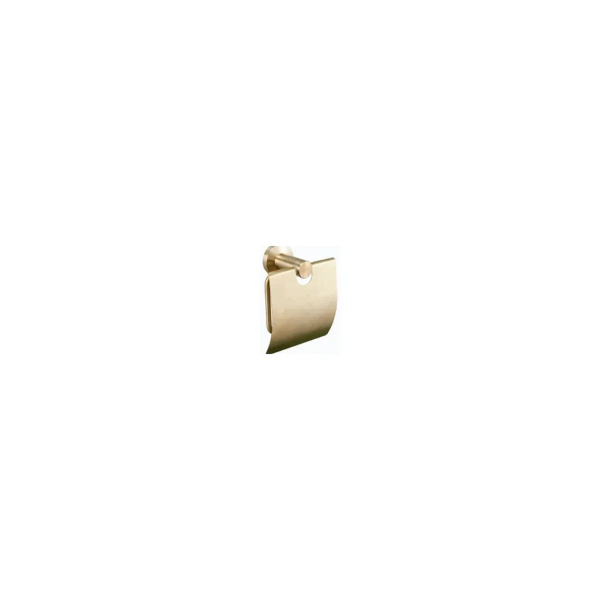 Toilet Paper Holder with Cover in Brushed Gold finish, model 7805A