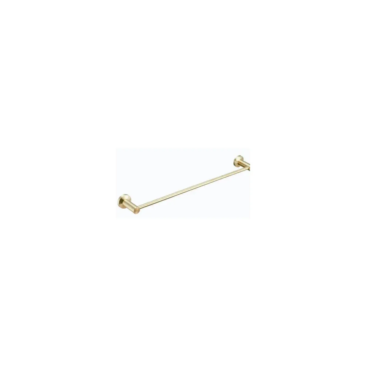 Single Pole Towel Rack in Brushed Gold finish, model 7803