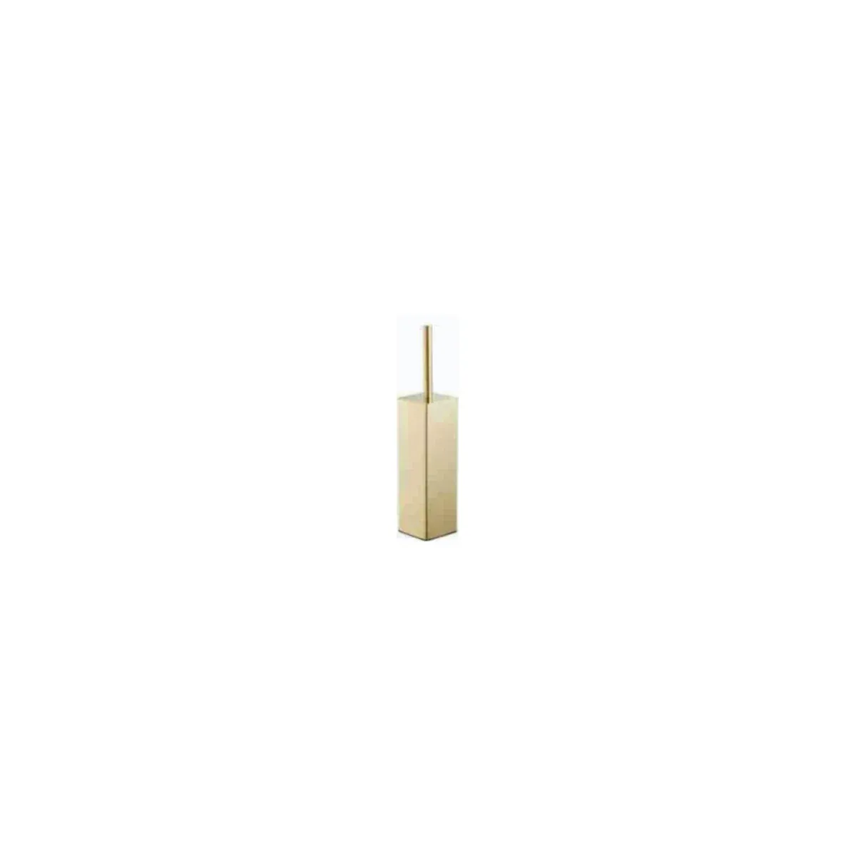 Free-Standing Square Toilet Brush Holder in Gold finish, model 8924