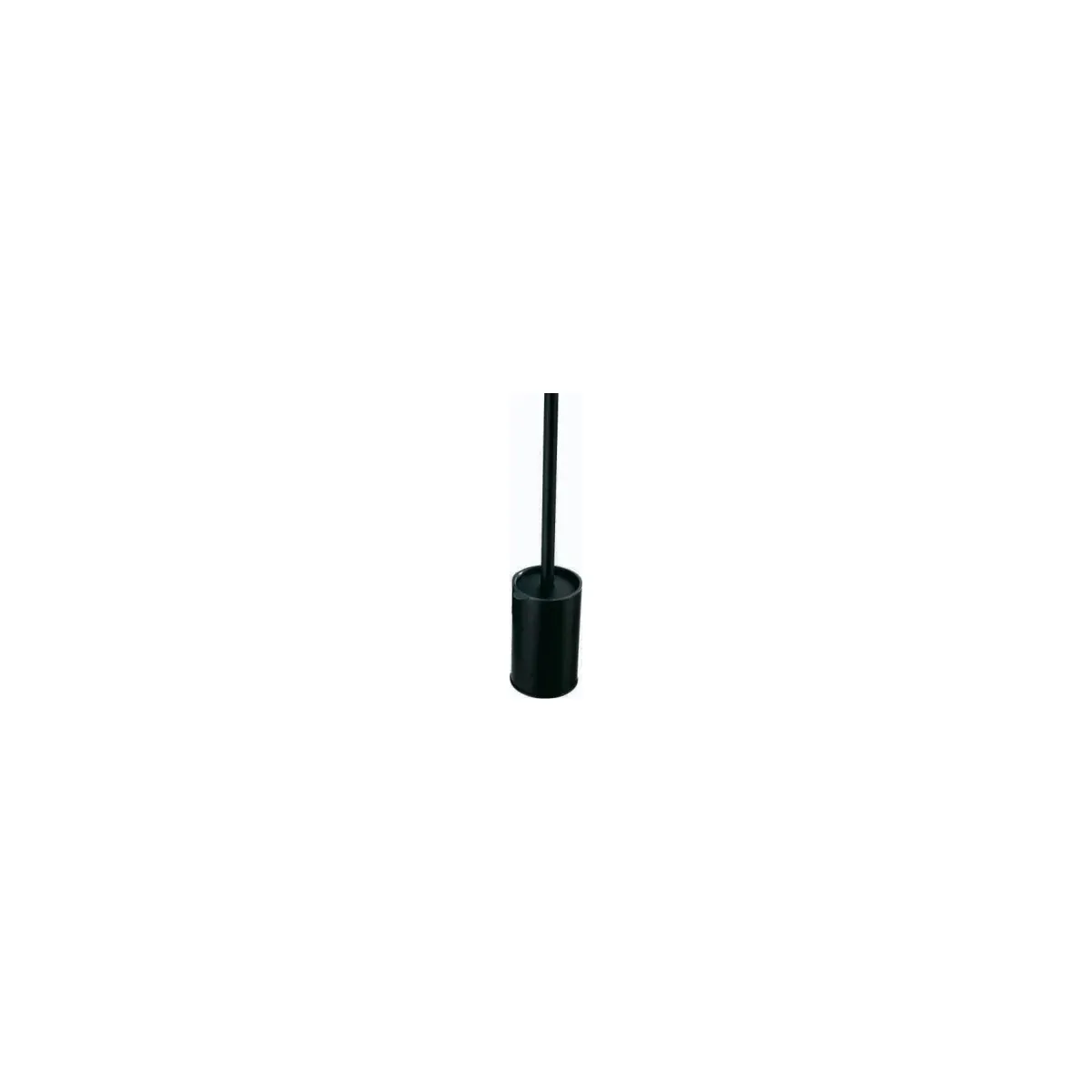 Free-Standing Toilet Brush Holder in Matte Black finish, model 8911