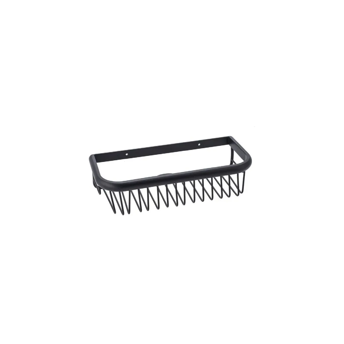 Single-Tier Rectangular Basket in Pearl Black finish, model S91030D-12