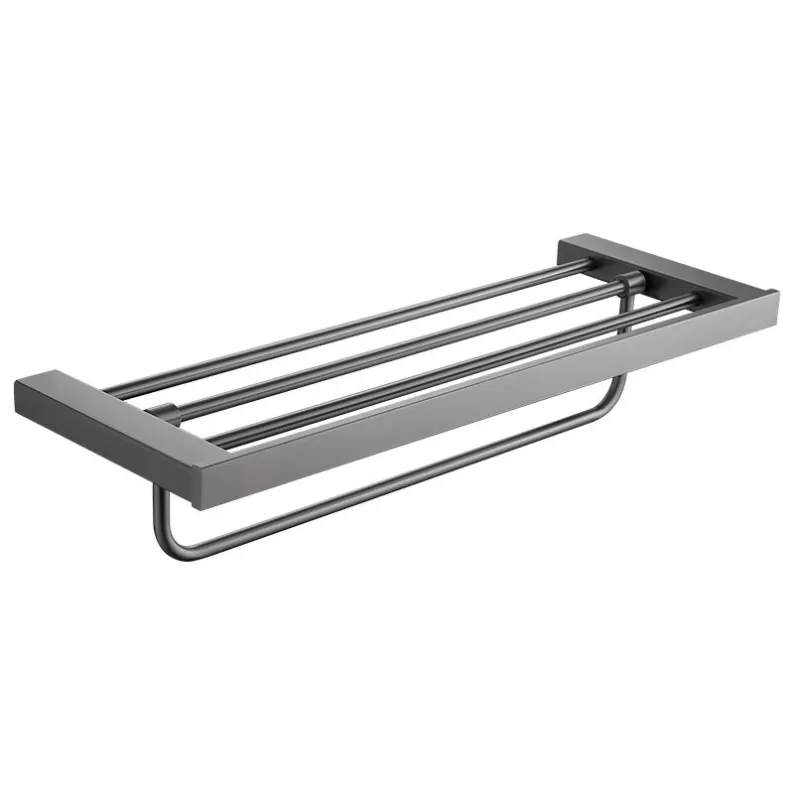 gun Metal towel rack