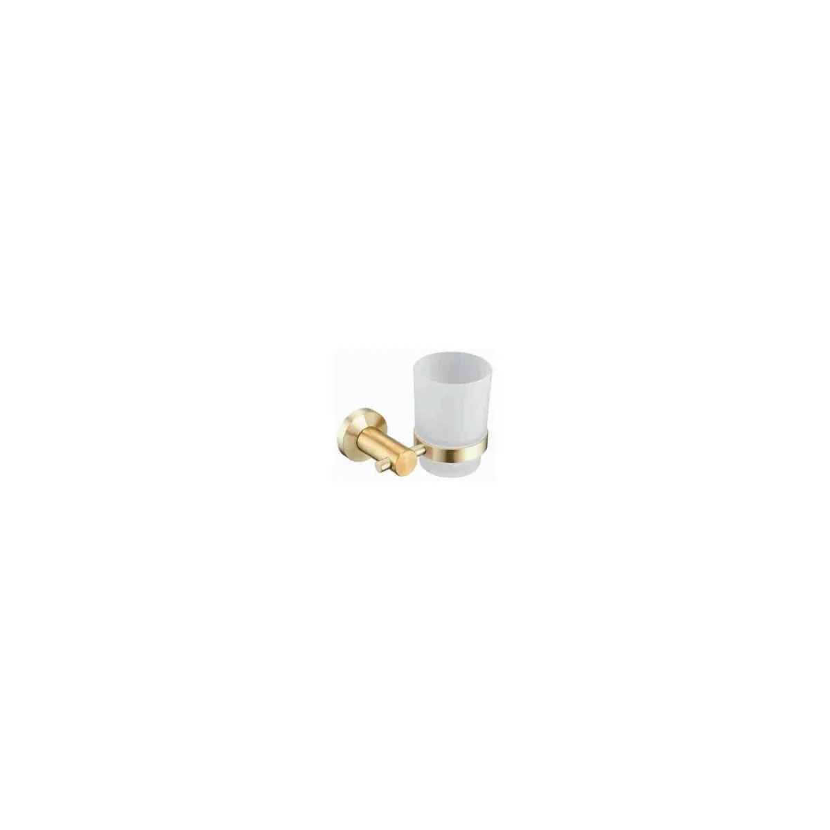 Toothbrush Cup Holder in Brushed Gold finish, model 7810