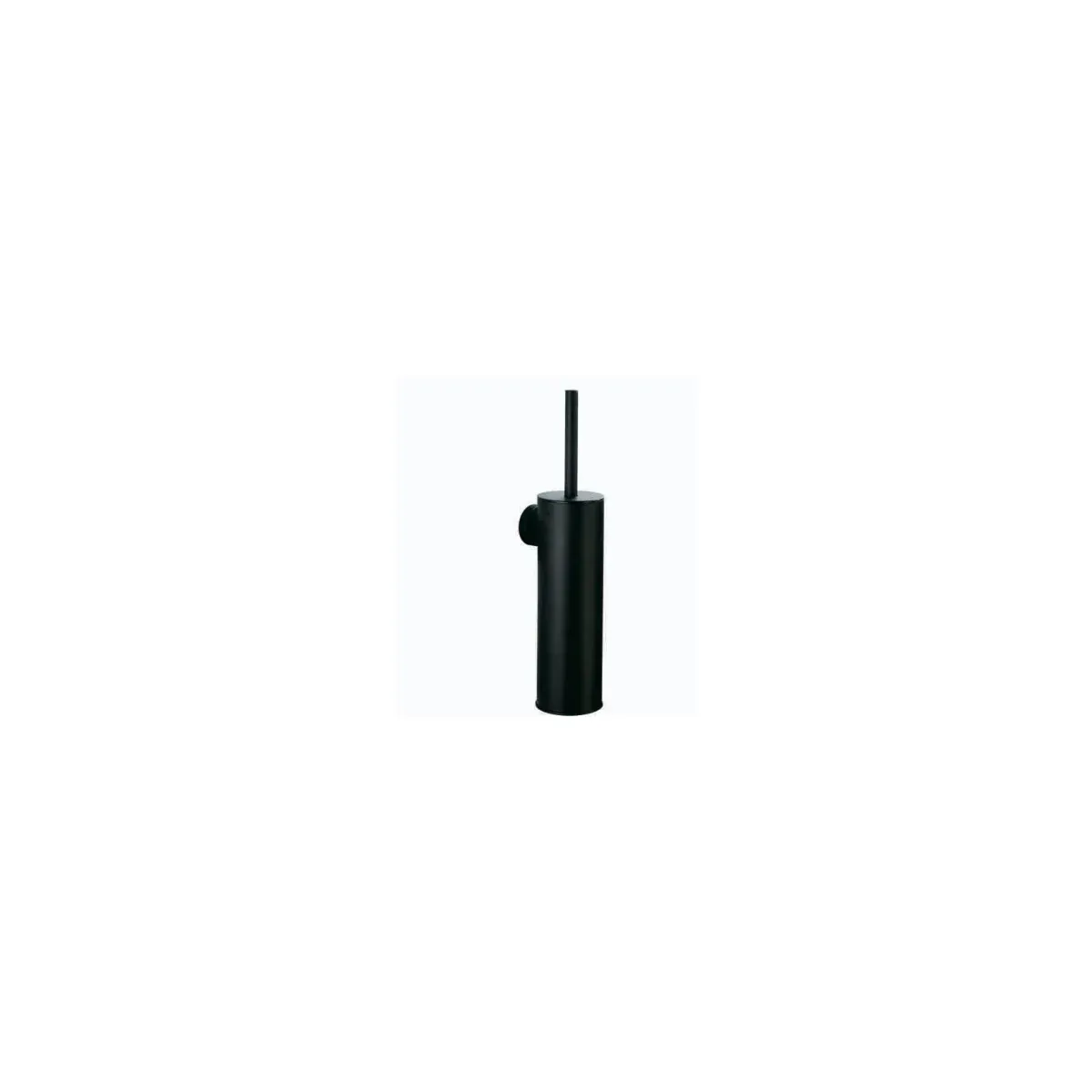 Wall-Mounted Toilet Brush Holder in Matte Black finish, model 8901