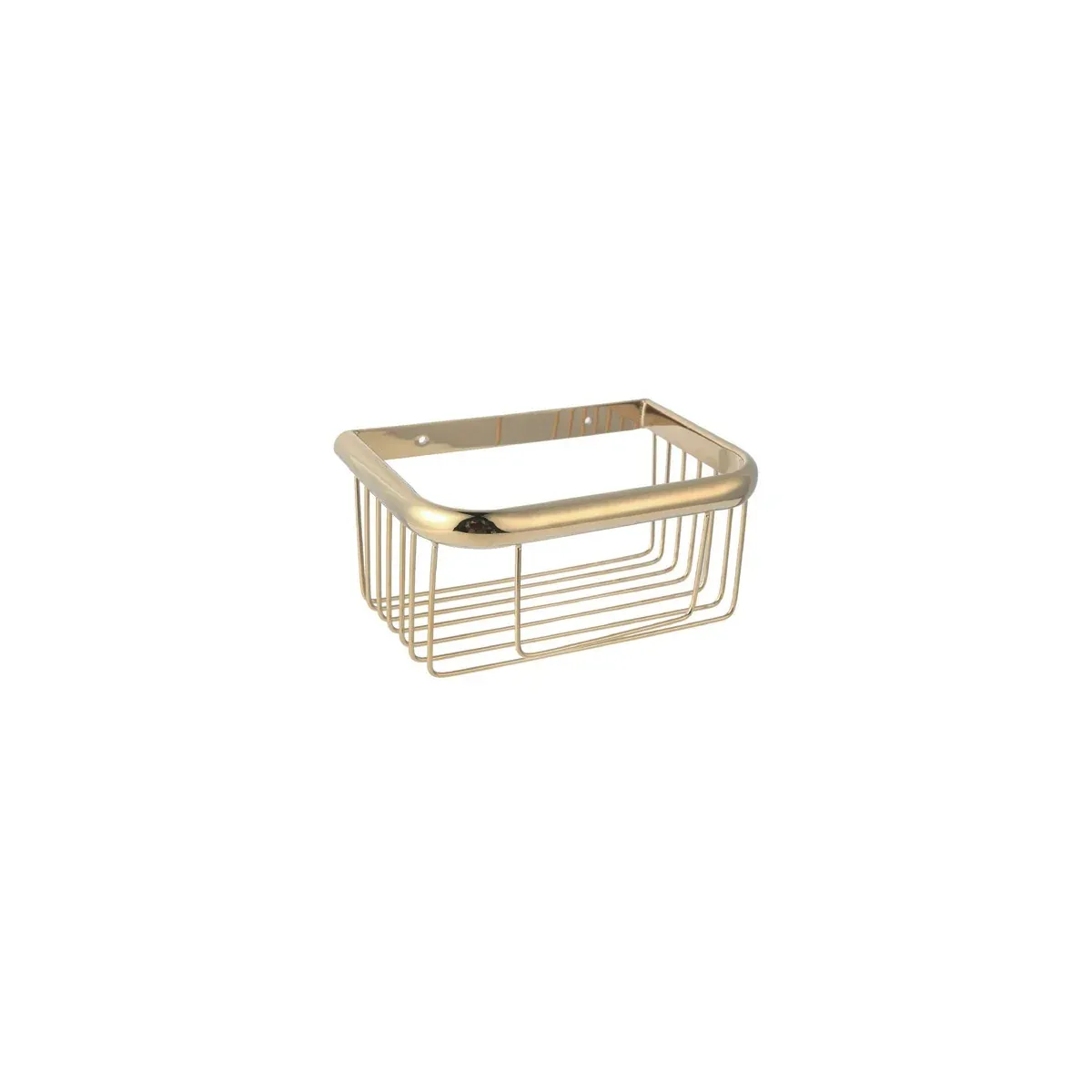 Stainless Steel Waste Basket in Zircon Gold finish, model S91020D-5