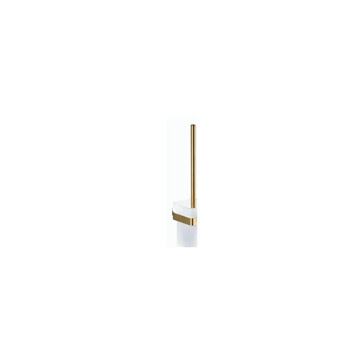 Toilet Brush Holder in Brushed Gold finish, model 6808