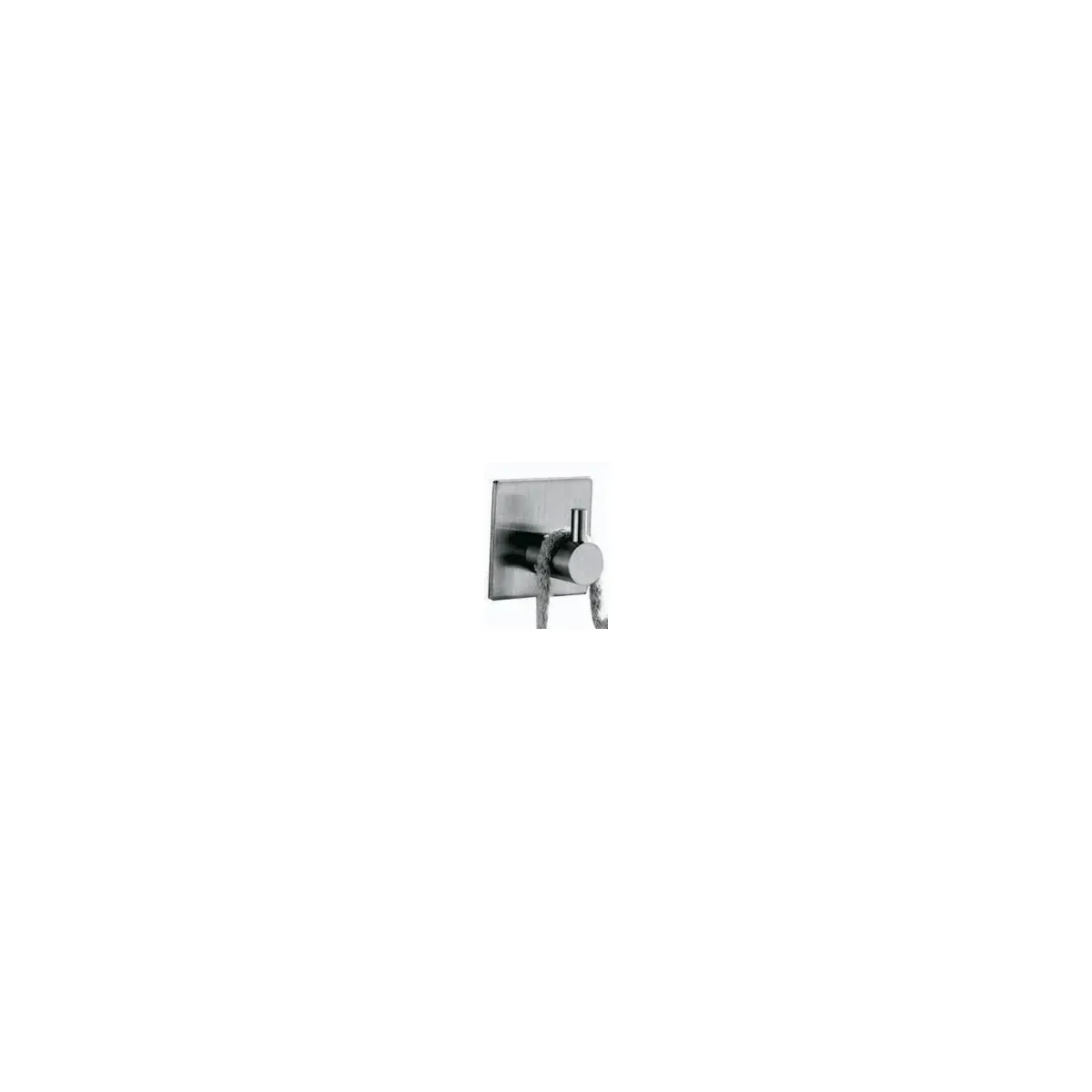 Square Robe Hook in Chrome finish, model 9585