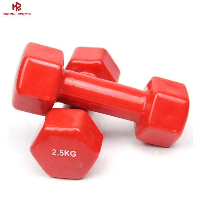 VInyl dumbbell Red