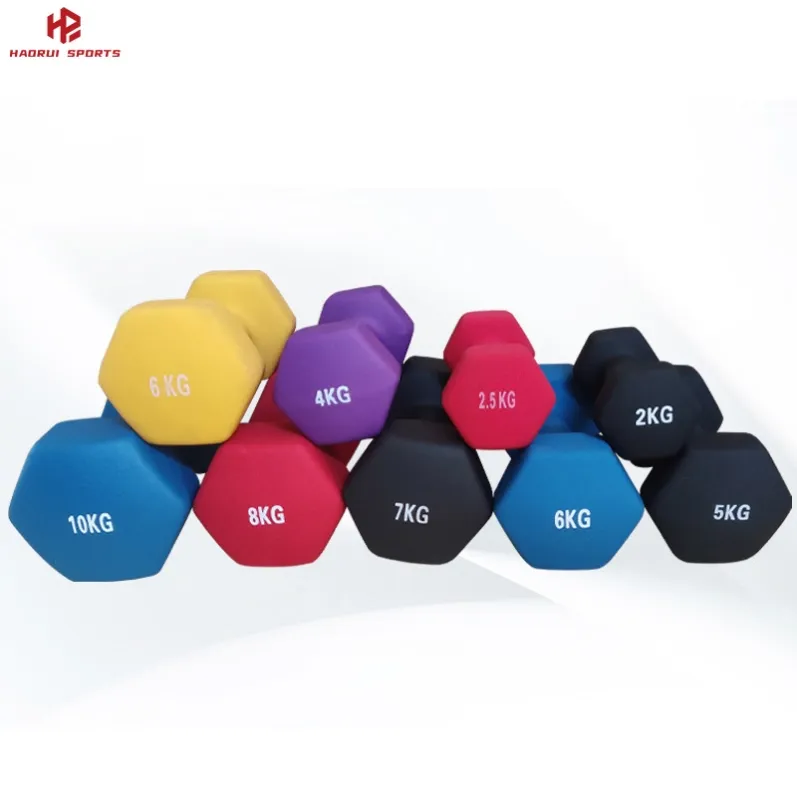 VInyl dumbbell set