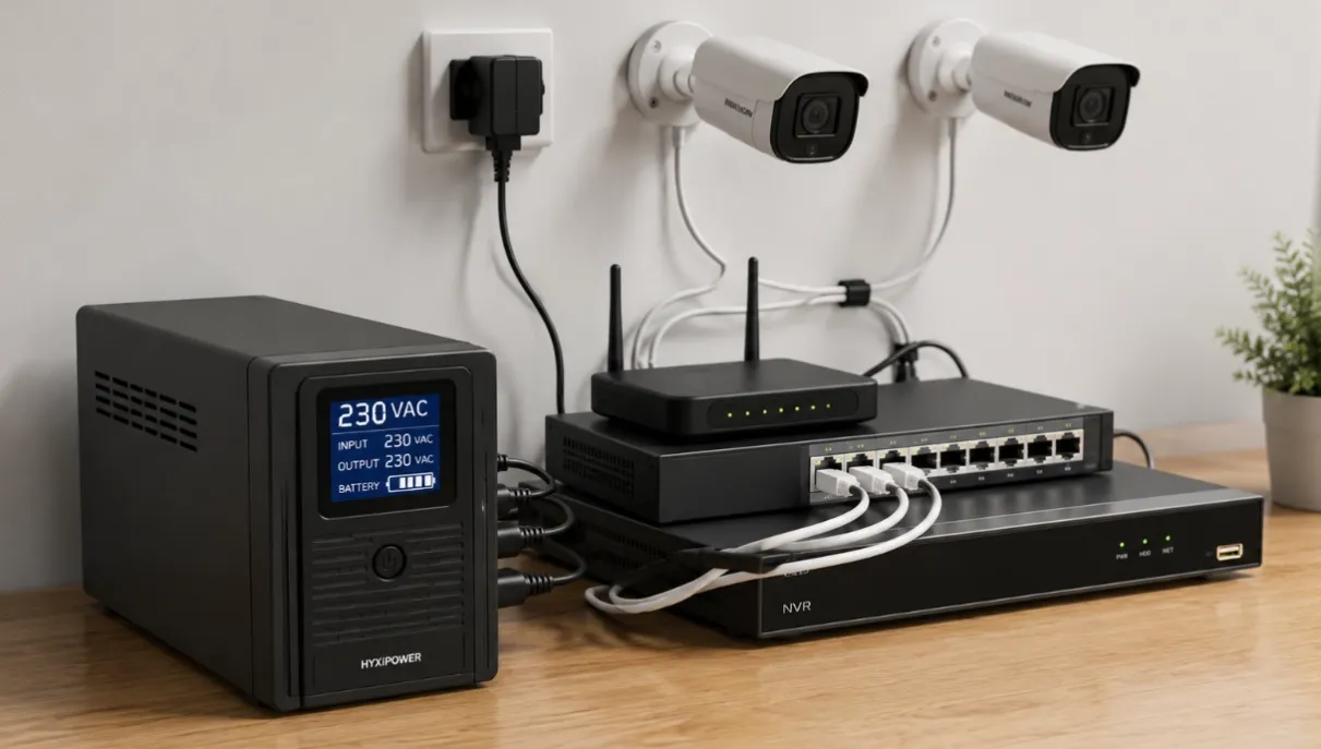 Industrial lithium battery UPS backup power system