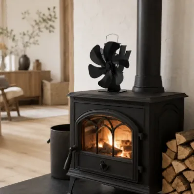 Large heat sink stove top fan for wood stove (1)
