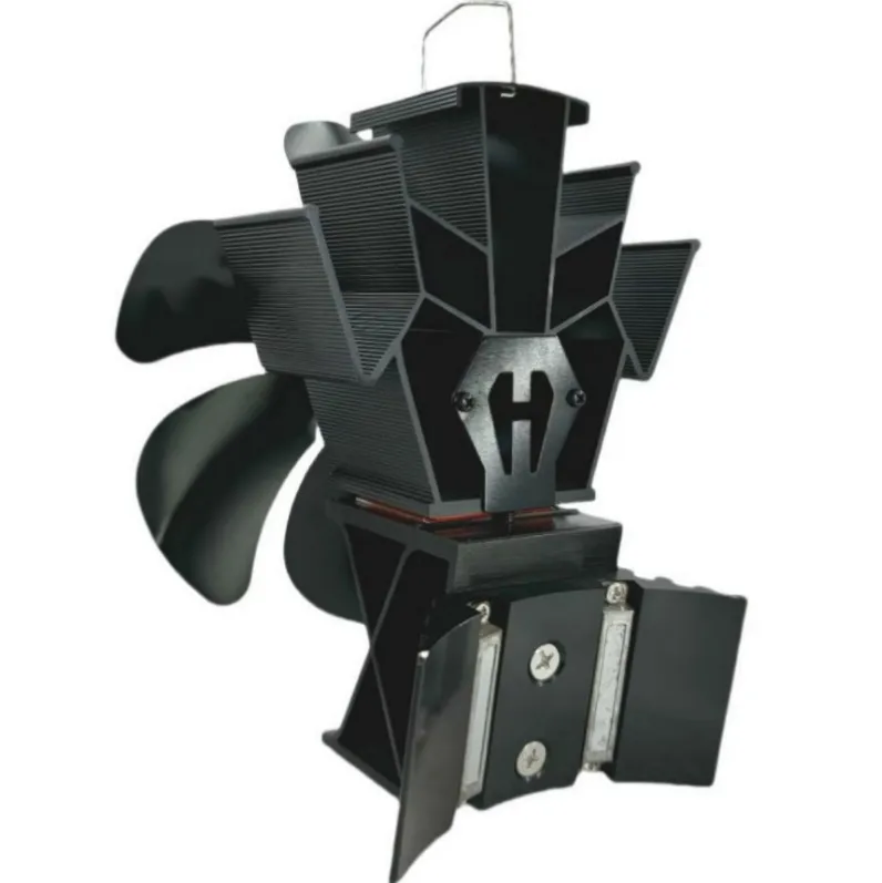 Back of Magnetic and stove top dual-use stove fan