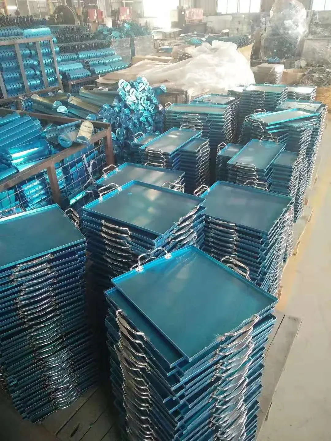 Real batch production of BBQ and griddle components