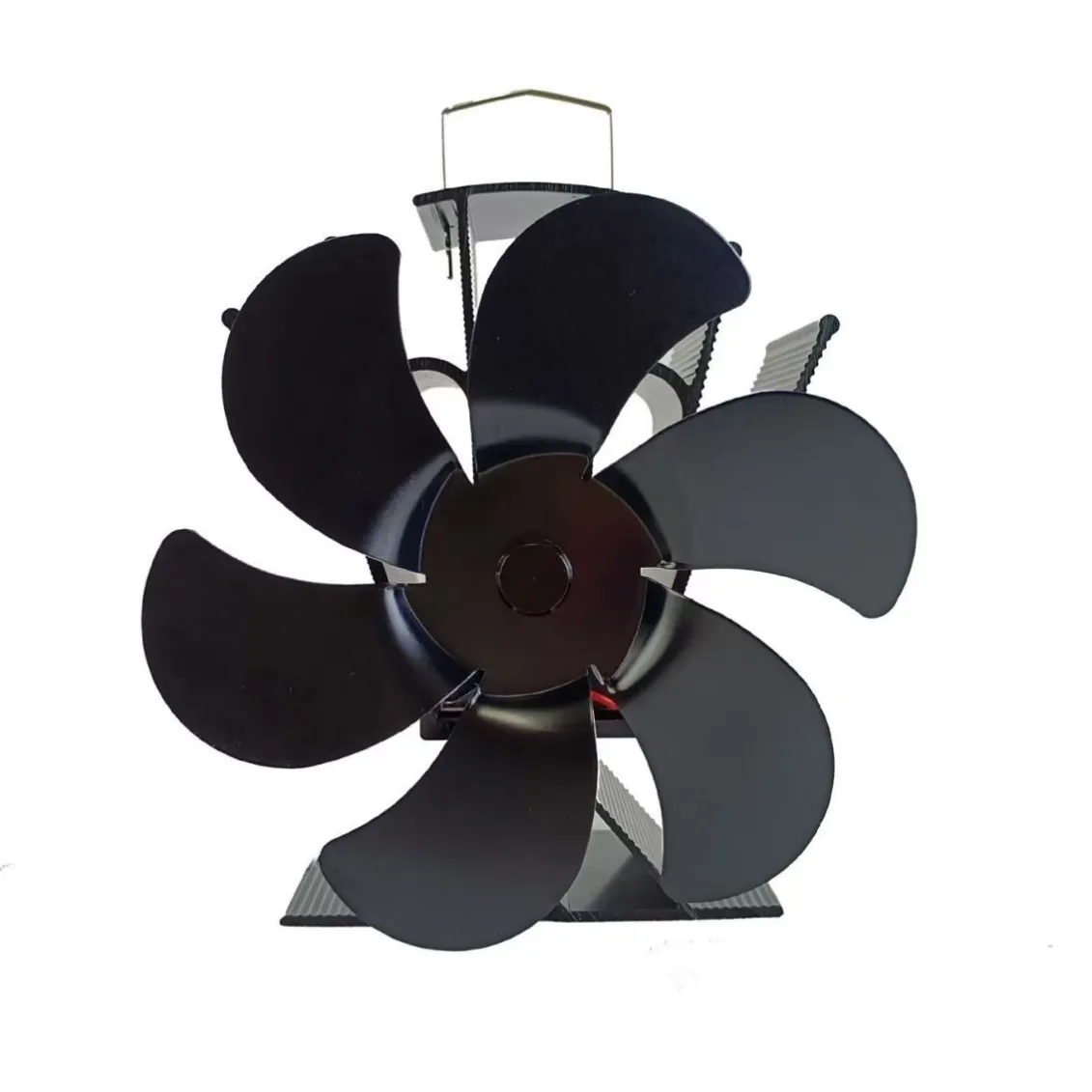 Diamond style triangle base 6-blade heat powered wood stove fan (2)