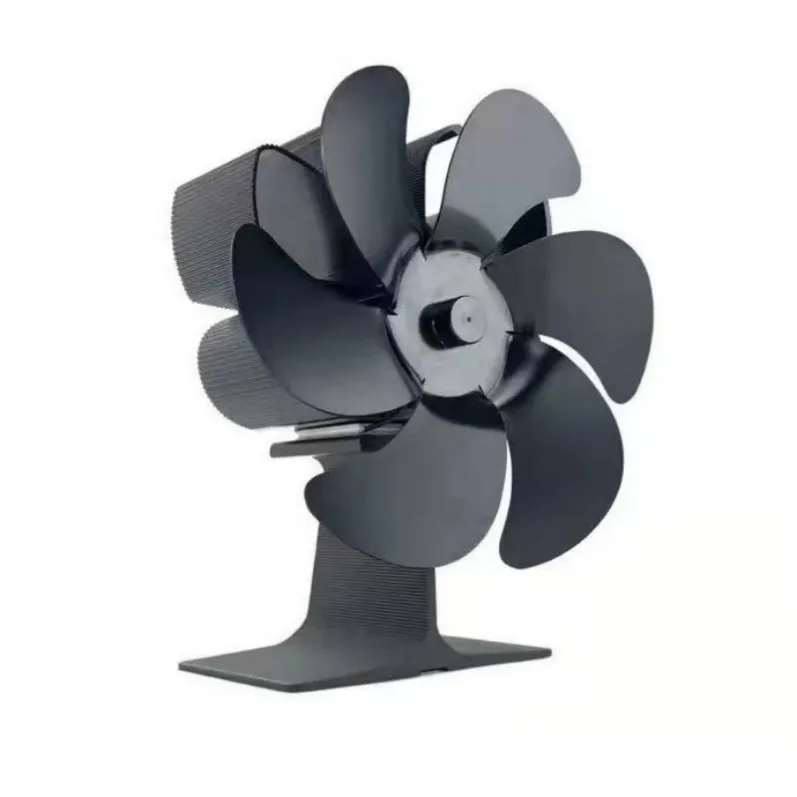 Butterfly style 6-blade heat powered wood stove fan (2)
