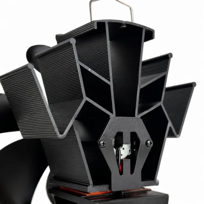 Back of Magnetic and stove top dual-use stove fan (2)